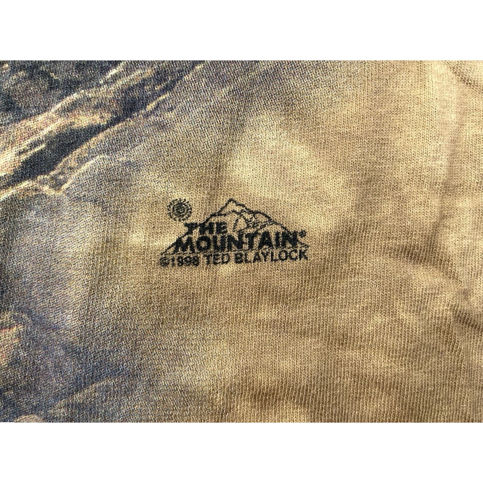 The Mountain VINTAGE The Mountain Bald Eagle Nature Tie Dye T-Shirt Mens XL Brown USA Made 90s Eagles Nature USA Mens XL Size US XL / EU 56 / 4 - 2 Thumbnail