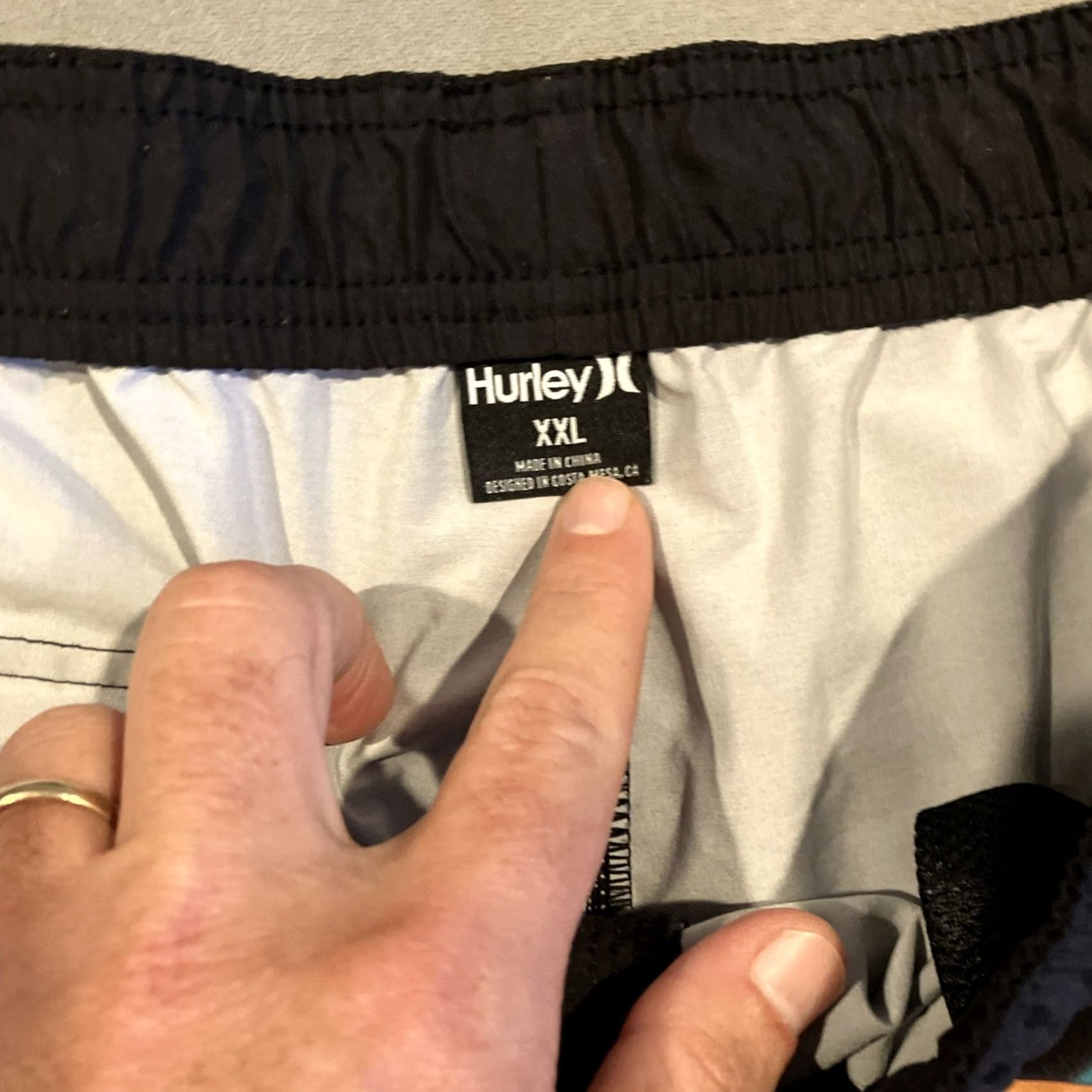 Hurley Hurley Board Shorts Bathing Suit Men's XXL Unlined Pockets Awesome Size US 39 - 4 Thumbnail