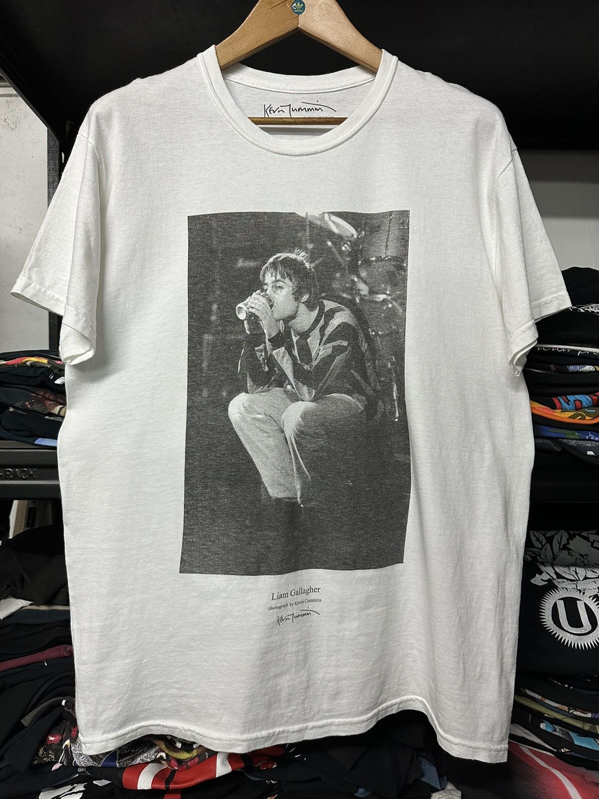 Band Tees Rare Liam Gallagher Oasis X Journal Standard By Kevin Cummin Size US L / EU 52-54 / 3 - 1 Thumbnail