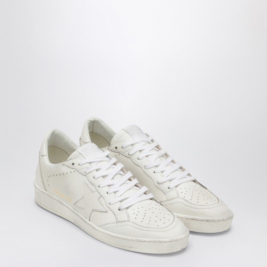 Golden Goose o1d2blof0824 Low Ballstar Sneaker in White Size US 10 / IT 40 - 2 Thumbnail