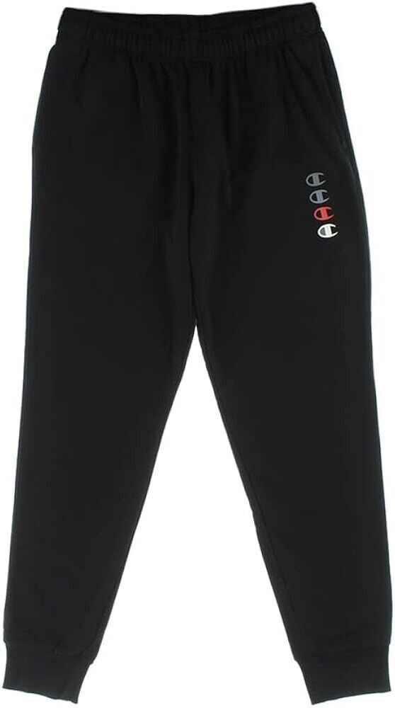 Champion Champion Triple Logo Black Red White Fleece Jogger Sweatpant Size US 30 / EU 46 - 1 Thumbnail