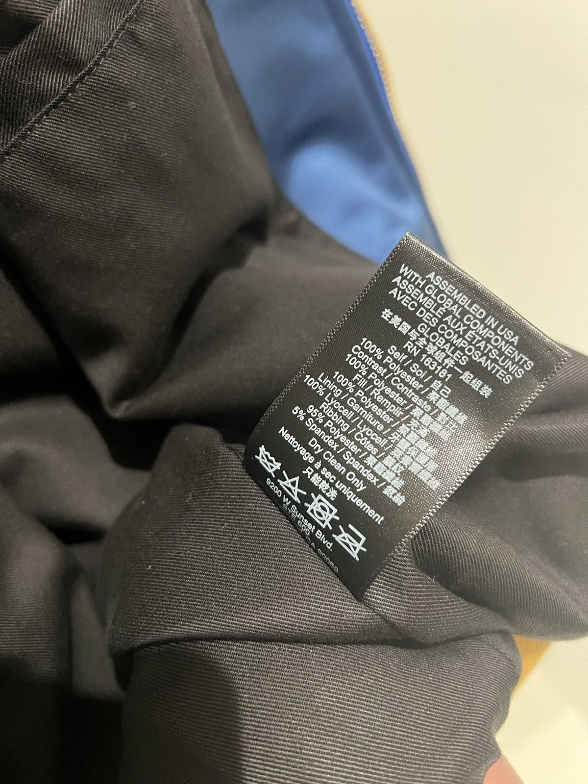 Rhude RHUDE PALM EAGLES SOUVENIER JACKET NAVY&MUSTARD YELLOW SizeL Size US L / EU 52-54 / 3 - 13 Thumbnail
