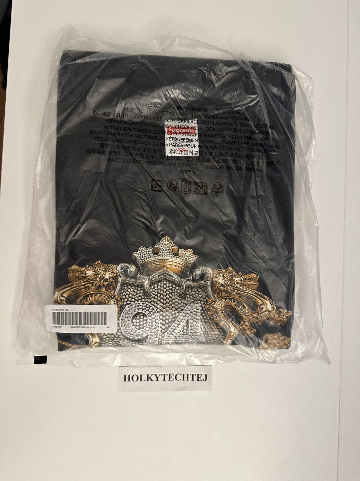 Supreme Supreme Diamonds Tee Size US XXL / EU 58 / 5 - 2 Thumbnail