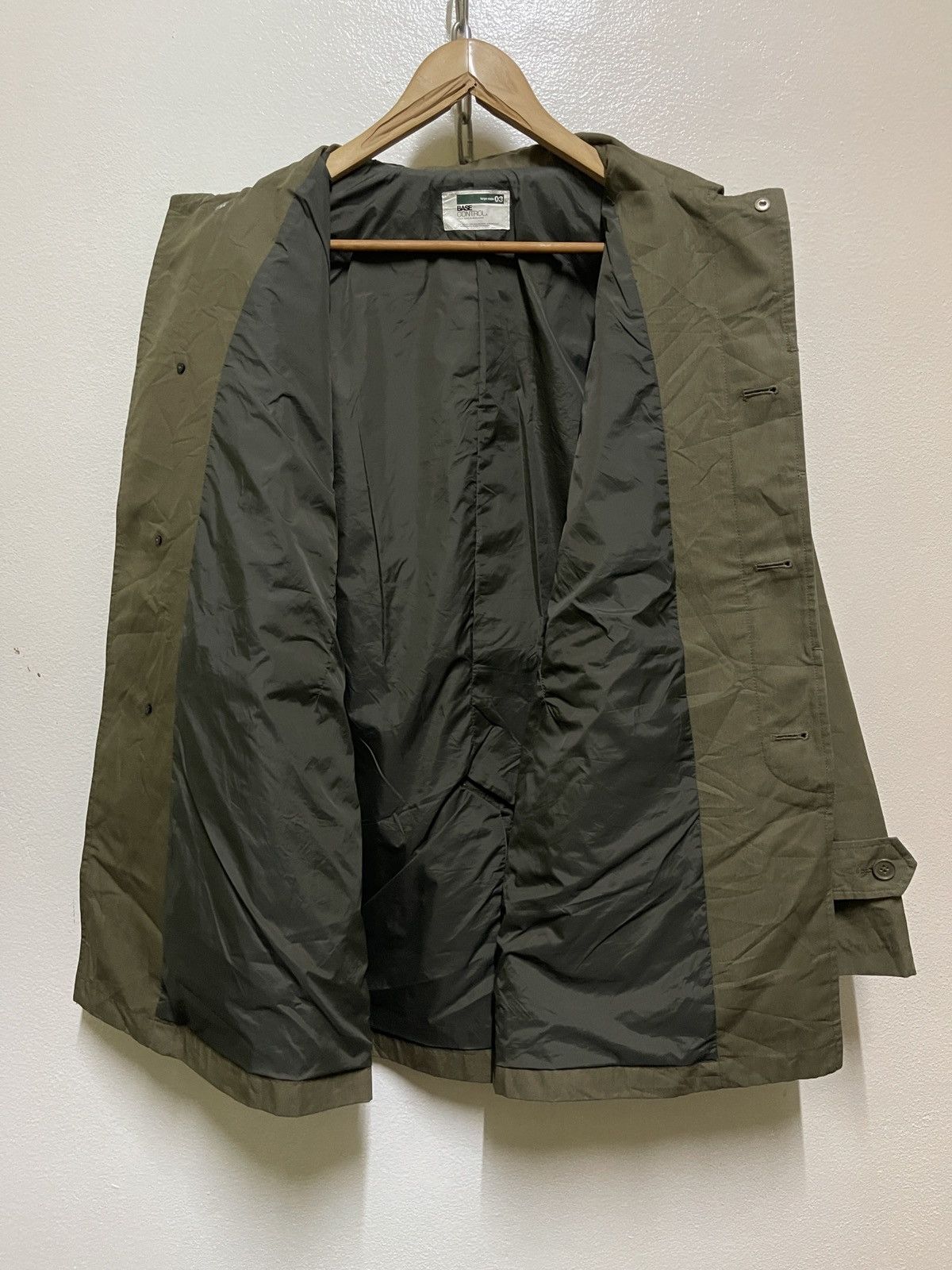 BASE CONTROL × Japanese Brand Base Control Green Army Jacket Parka Size US L / EU 52-54 / 3 - 9 Thumbnail