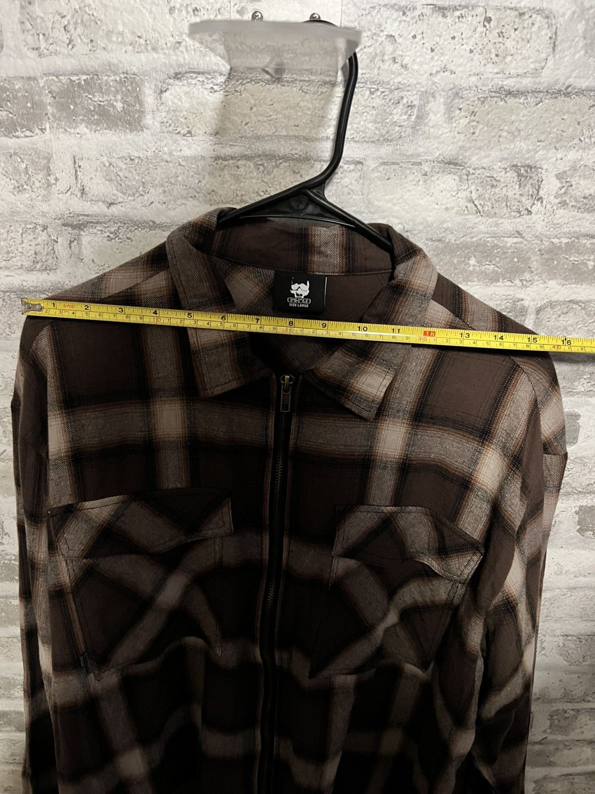 G59 Records G59 - SHADOW PLAID ZIP FLANNEL (BROWN) LARGE Size US L / EU 52-54 / 3 - 2 Thumbnail