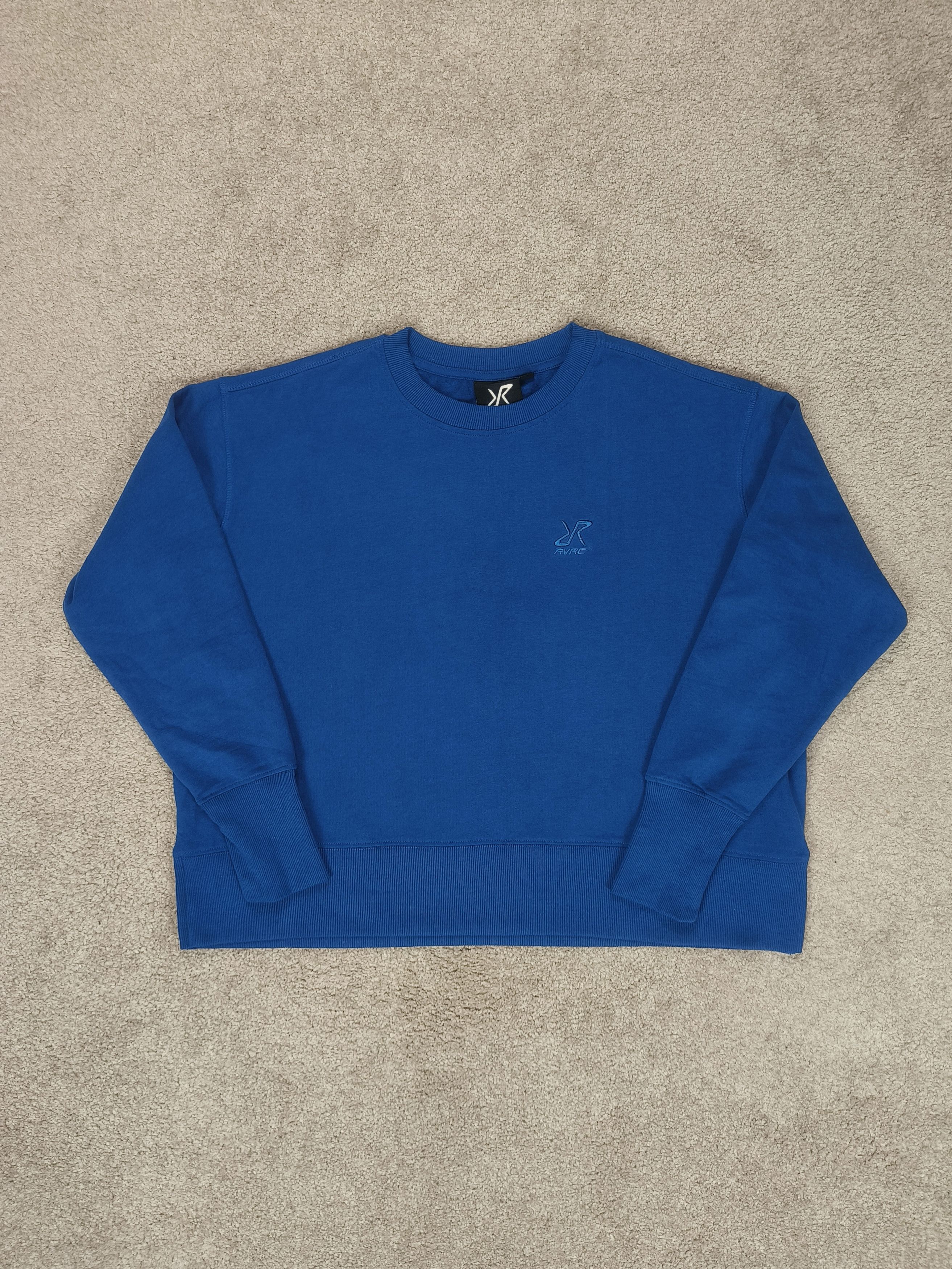 Other RevolutionRace Blue Cropped Outdoor Women's Casual Crewneck Size L / US 10 / IT 46 - 1 Thumbnail