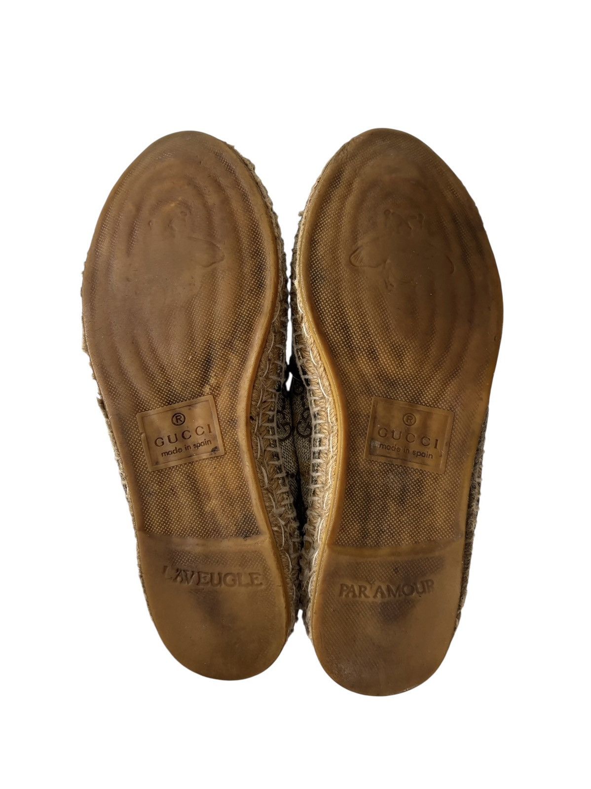 Gucci Gucci Pilar Gg Bee Canvas Espadrilles Size US 6 / IT 36 - 6 Thumbnail