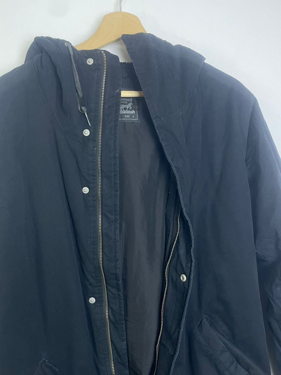 Calvin Klein × Designer Calvin Klein Black Parka Jacket Size US M / EU 48-50 / 2 - 2 Thumbnail