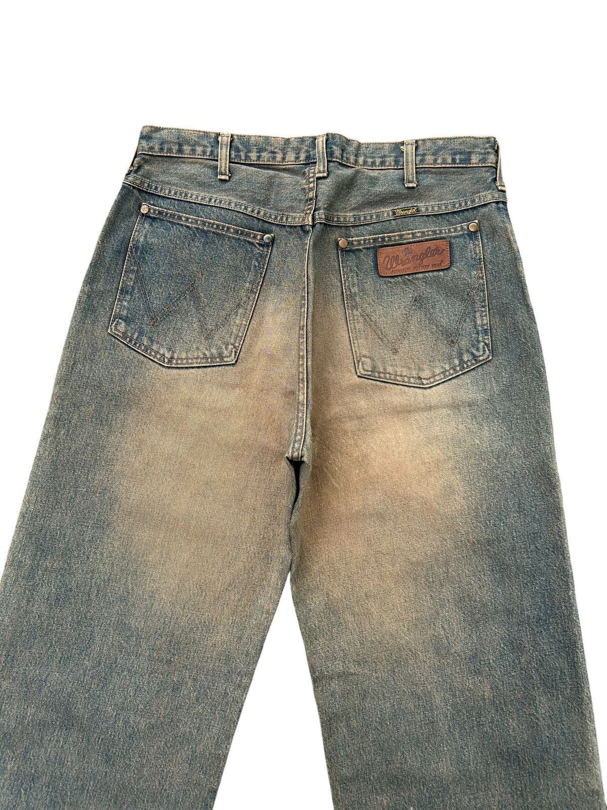 Kapital VINTAGE WRANGLER SELVEDGE BAGGY RUSTY DENIM JEANS Size US 33 - 9 Thumbnail