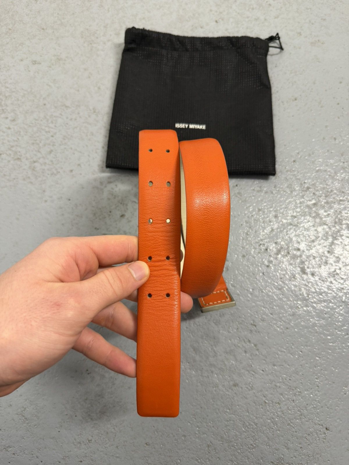Issey Miyake Issey Miyake Leather Belt Size ONE SIZE - 3 Thumbnail