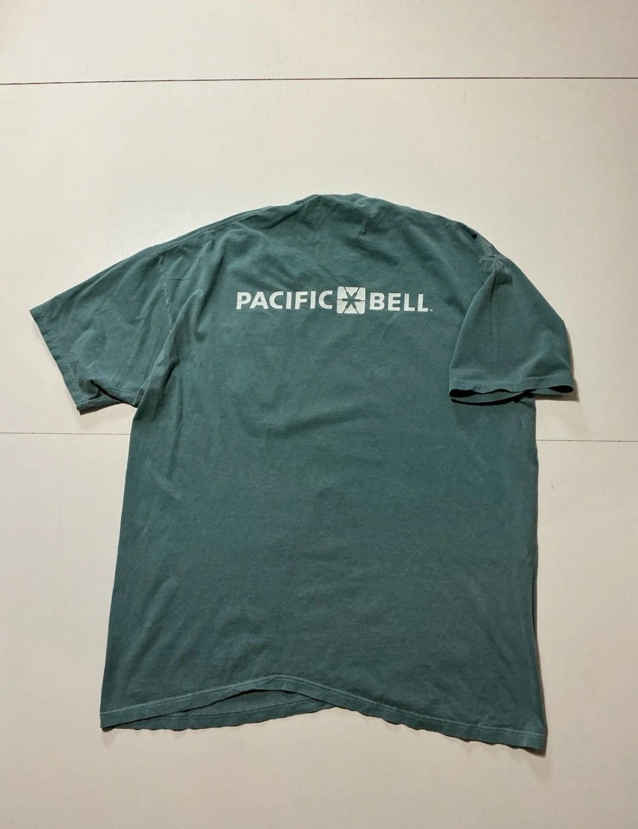 Other Lot Of 2 Pacific Bell Telecommunications Pocket T-Shirts Size US L / EU 52-54 / 3 - 3 Thumbnail