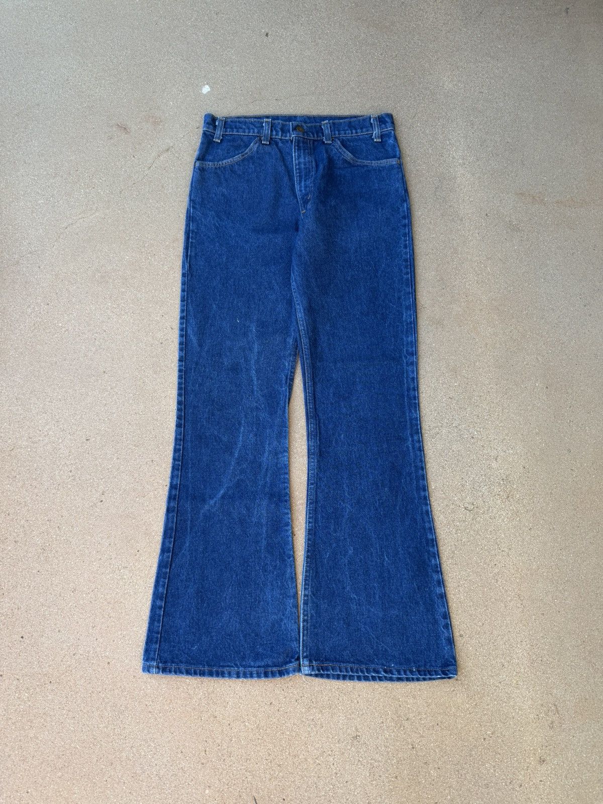 Levi's Vtg 80’s Levi’s 646 Orange Tab Bellbottom Flare Jeans 31x31 Size US 31 - 1 Thumbnail