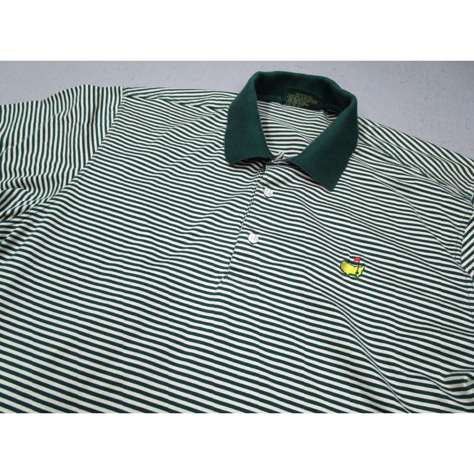 Vintage VINTAGE Amen Corner Polo Shirt Men's Large Green 90s Golf Embroidered Logo Pima Cotton All Seasons Size US L / EU 52-54 / 3 - 2 Thumbnail