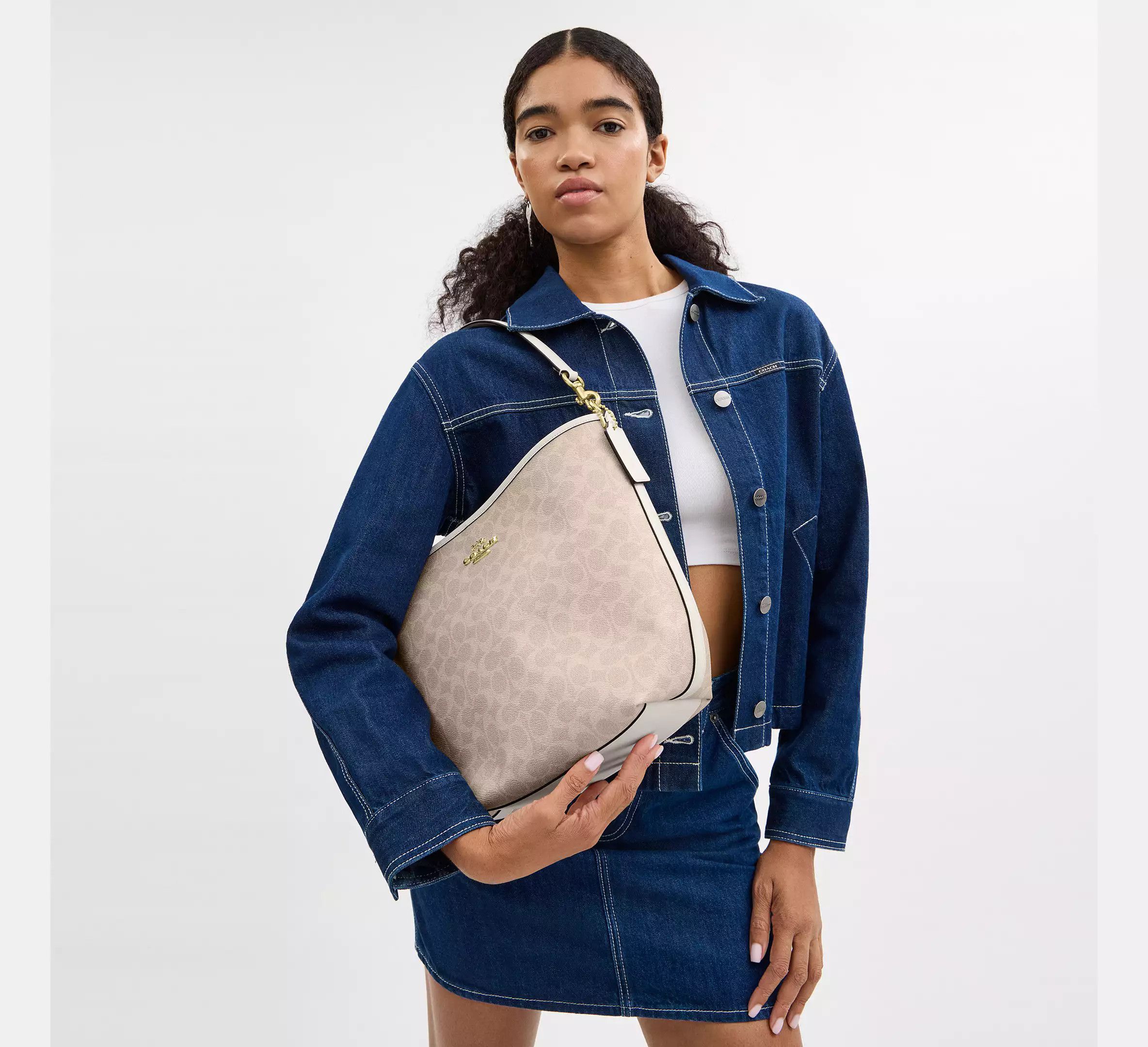 Coach City Large Bucket Bag In Signature Canvas CT802 Size ONE SIZE - 7 Thumbnail
