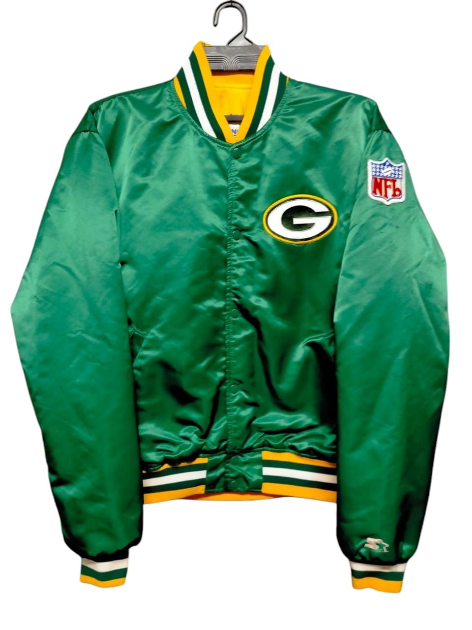 NFL Vintage 90s Green Bay Packers Starter Varsity Jacket Size US XL / EU 56 / 4 - 2 Thumbnail