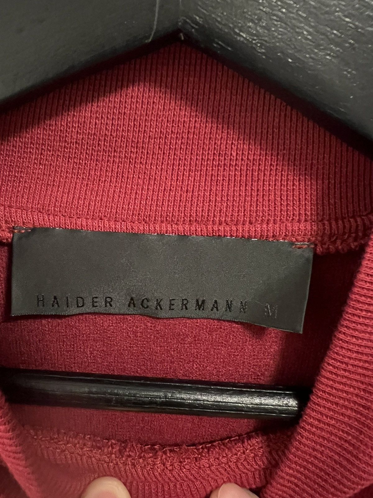 Haider Ackermann Haider Ackermann Red hoodie M Size US M / EU 48-50 / 2 - 3 Thumbnail