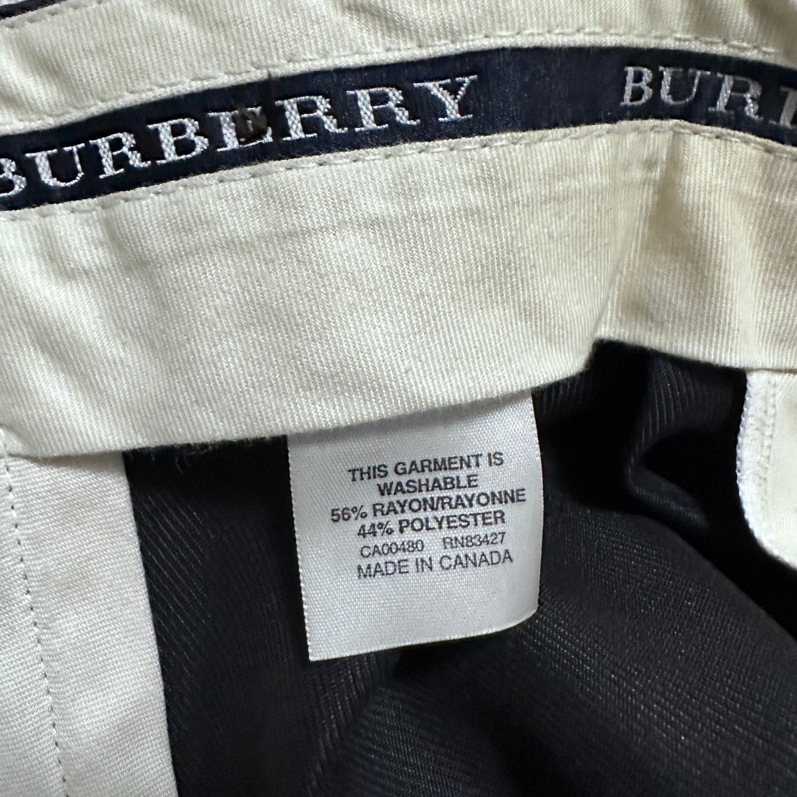 Burberry Vintage Burberry black dress slacks Size US 42 / EU 58 - 6 Thumbnail