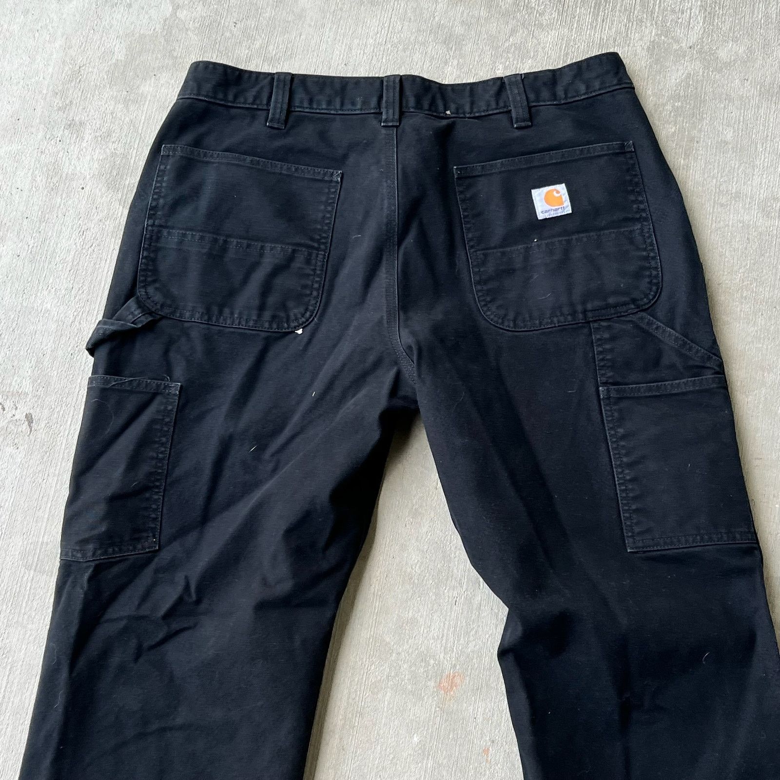 Carhartt × Vintage Carhartt black double knee work wear carpenter pants Size US 35 - 5 Thumbnail