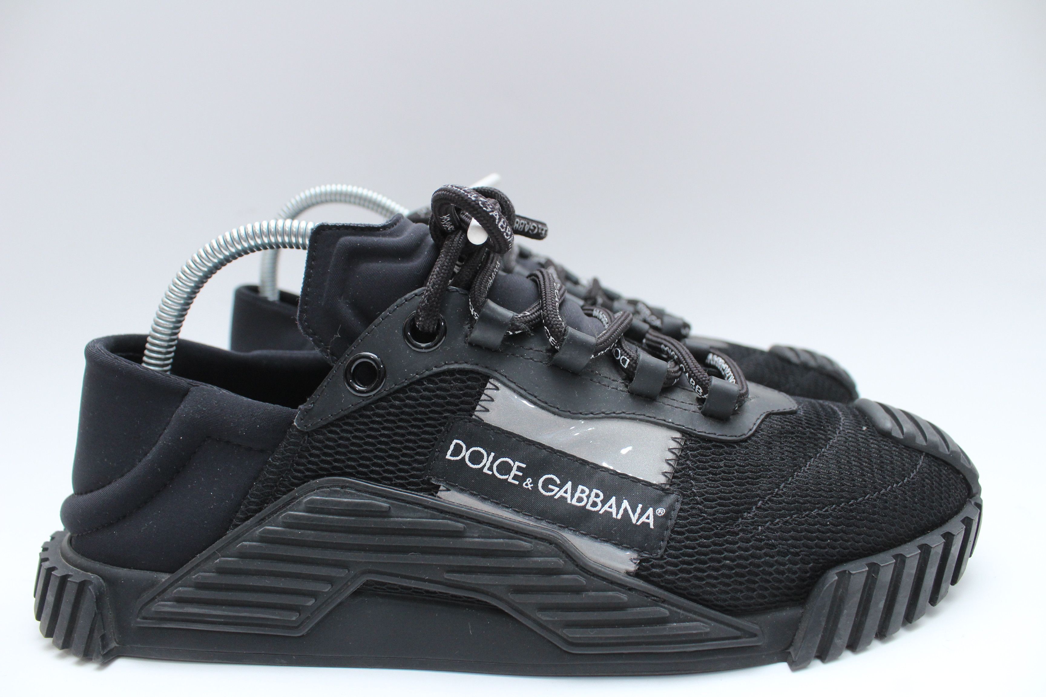 Dolce & Gabbana Dolce & Gabbana NS1 Black Mixed Materials Sneakers IT 42 Size US 9 / EU 42 - 5 Thumbnail