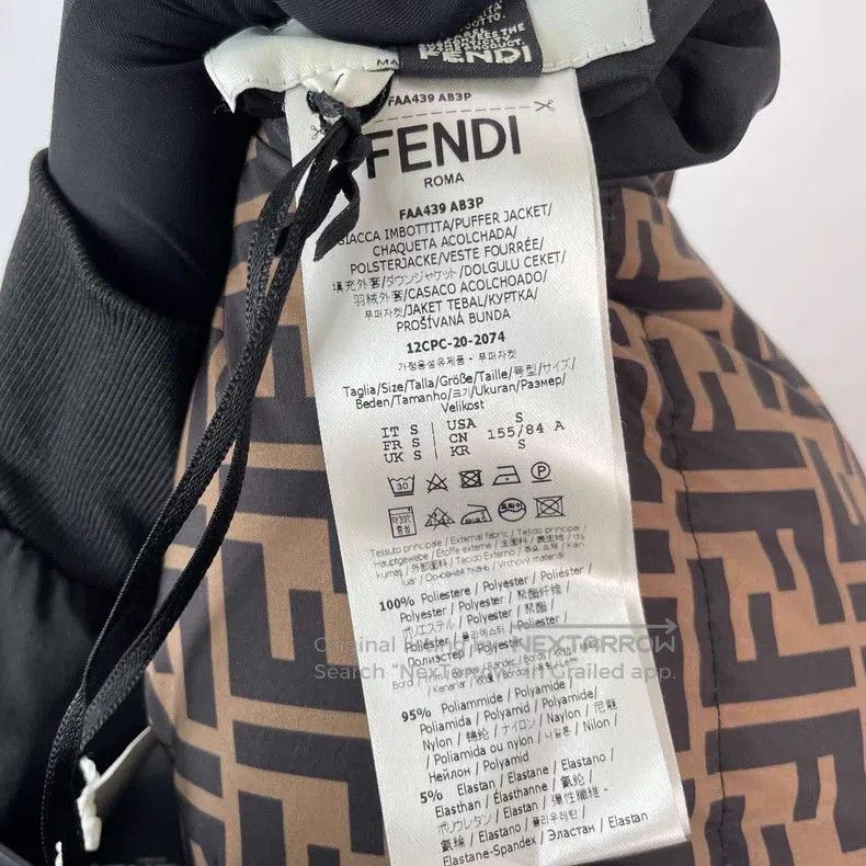 Fendi Fendi Short Down Jacket - Black Size S / US 4 / IT 40 - 6 Thumbnail