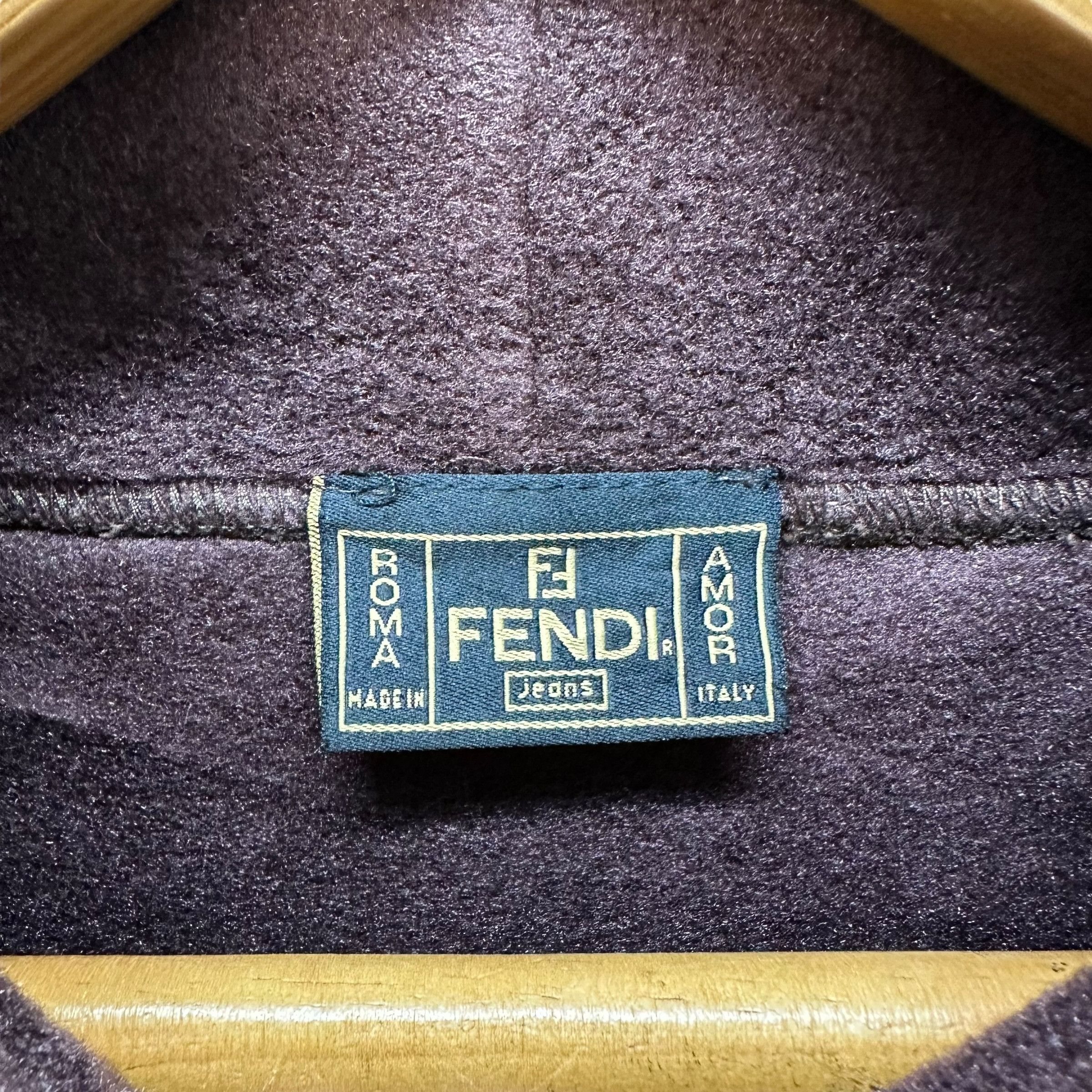 Fendi FENDI Embroidery Center Logo Stand Collar Fleece #9162-64 Size US S / EU 44-46 / 1 - 6 Thumbnail