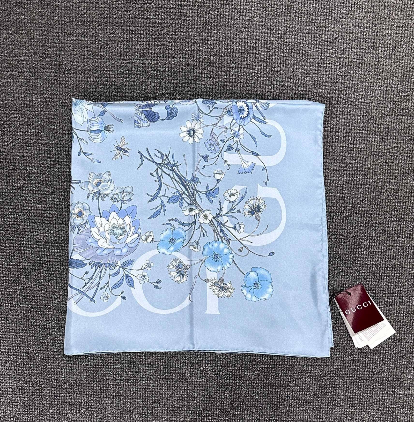 Gucci Gucci mulberry silk scarf 2501-Nextarrow Size ONE SIZE - 3 Thumbnail