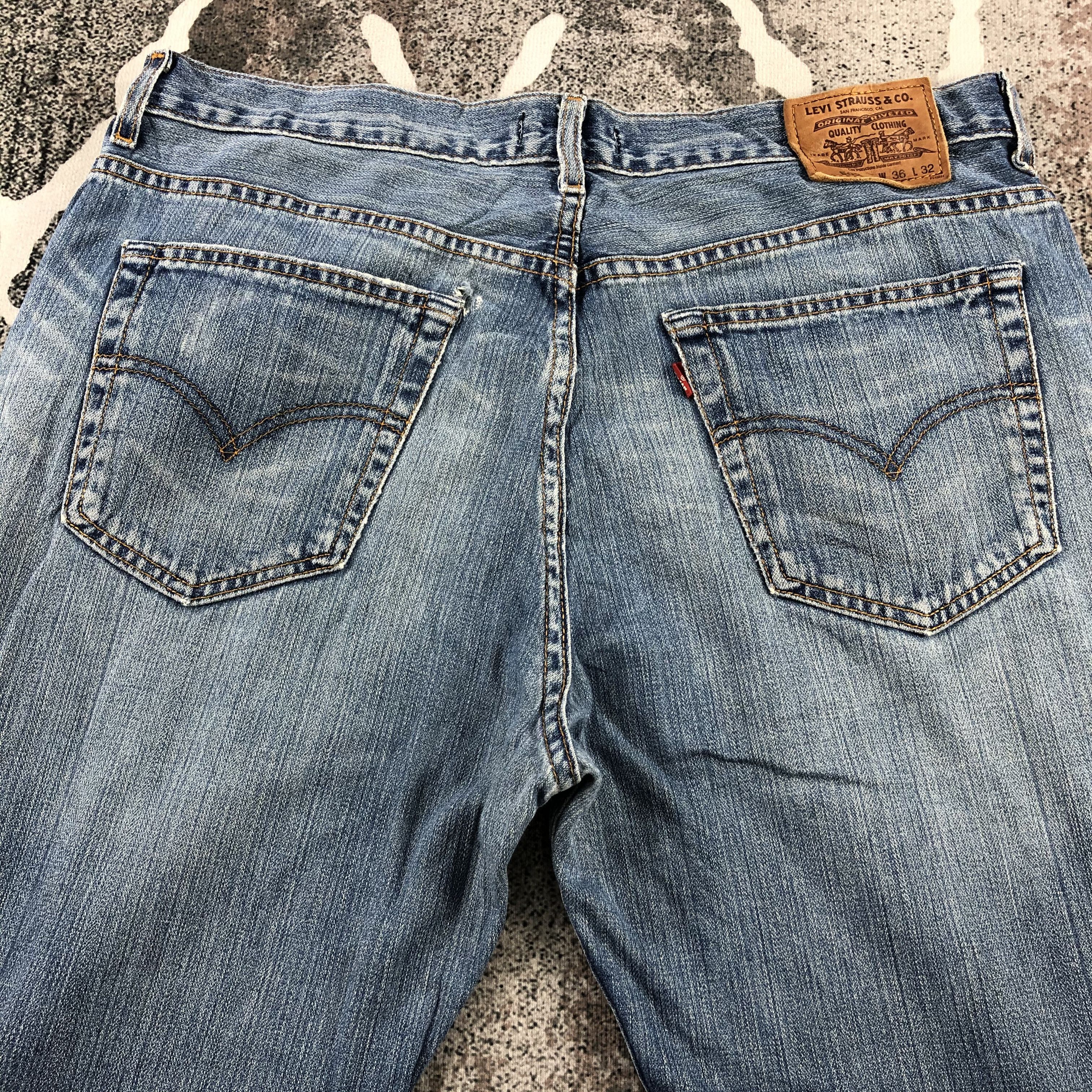 Levi's Vintage Levis 502 Jeans Flare Denim KJ1033 Size US 36 / EU 52 - 4 Thumbnail