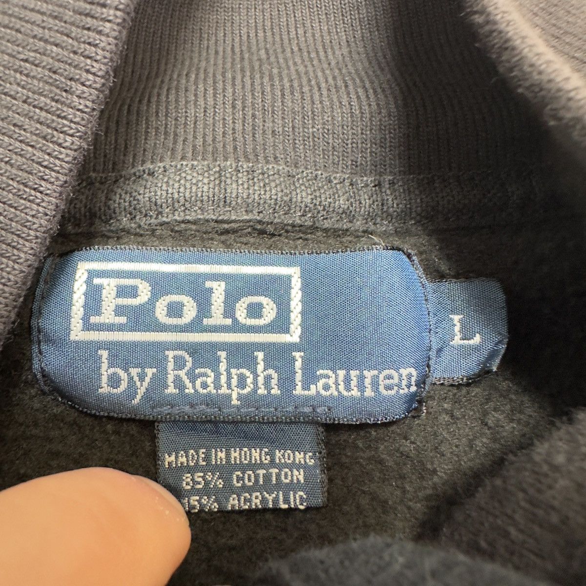 Polo Ralph Lauren × Vintage Vintage Polo sweatshirt Size US L / EU 52-54 / 3 - 5 Thumbnail
