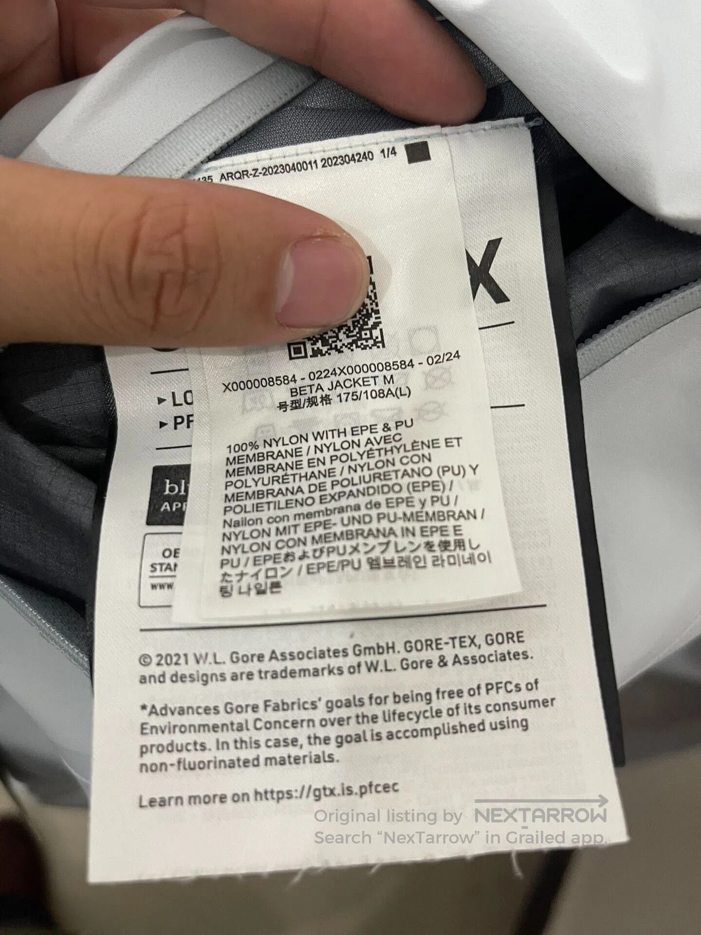 Arc'teryx Arcteryx BETA Windproof Waterproof Jacket. Size US L / EU 52-54 / 3 - 5 Thumbnail
