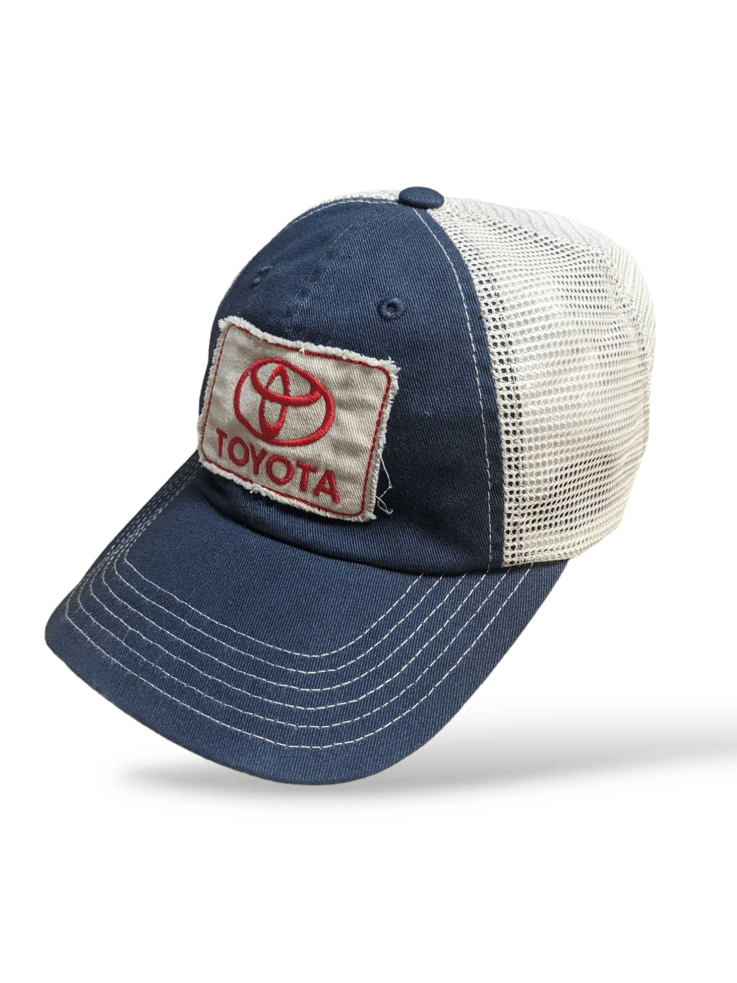 image of Gear For Sports x Racing Toyota Racing Embroidery Logo Trucker Cap in Dark Blue, Men's