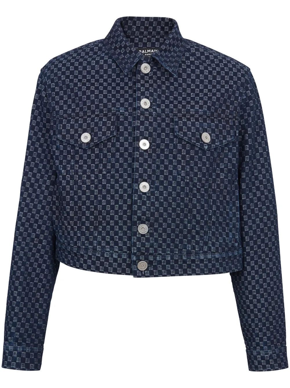Balmain o1y0426 Denim Jacket in Blue Size US M / EU 48-50 / 2 - 1 Thumbnail