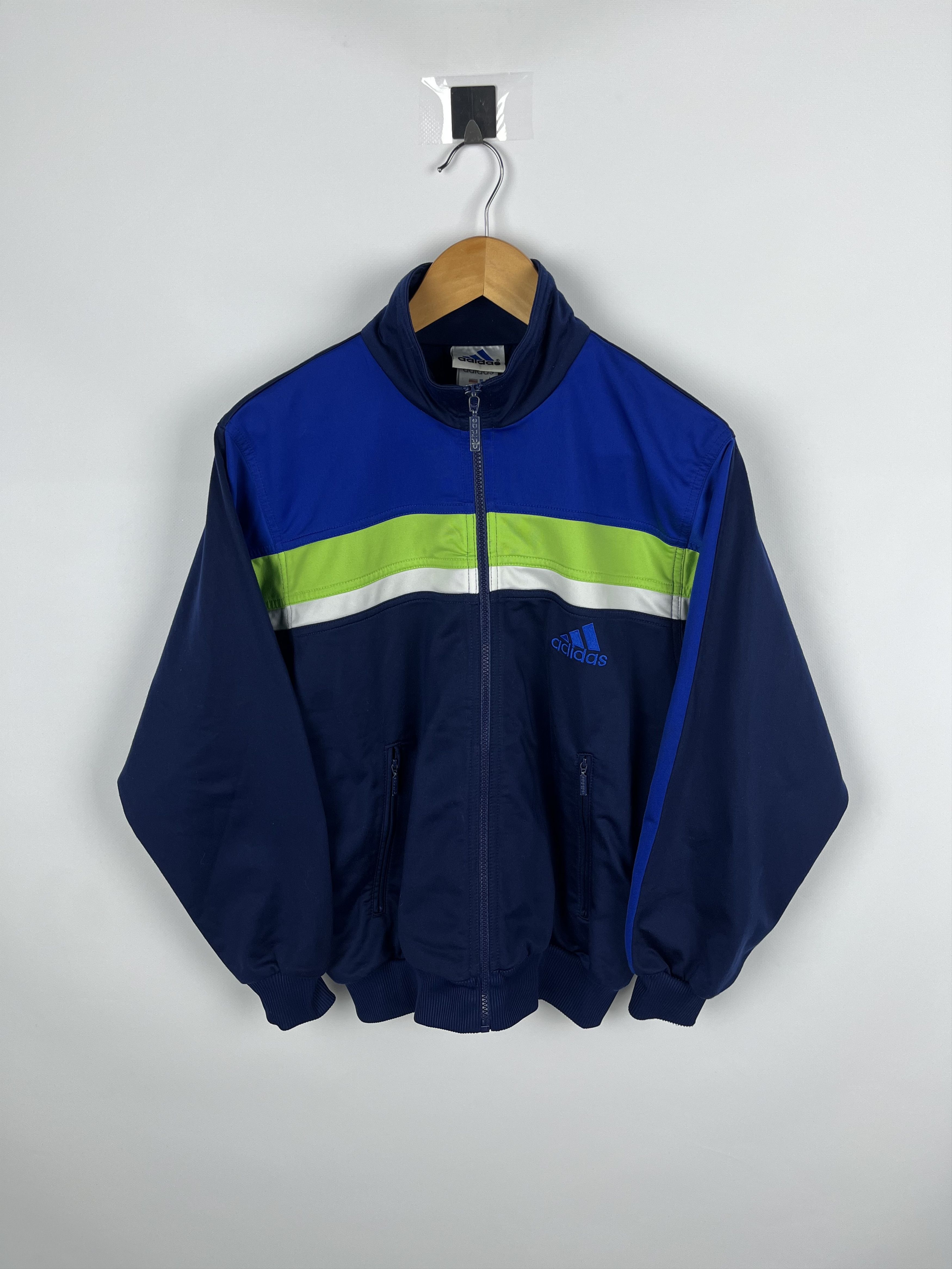 Adidas Vintage Adidas Track Top Size Small Full Zip 90s Size US S / EU 44-46 / 1 - 1 Thumbnail