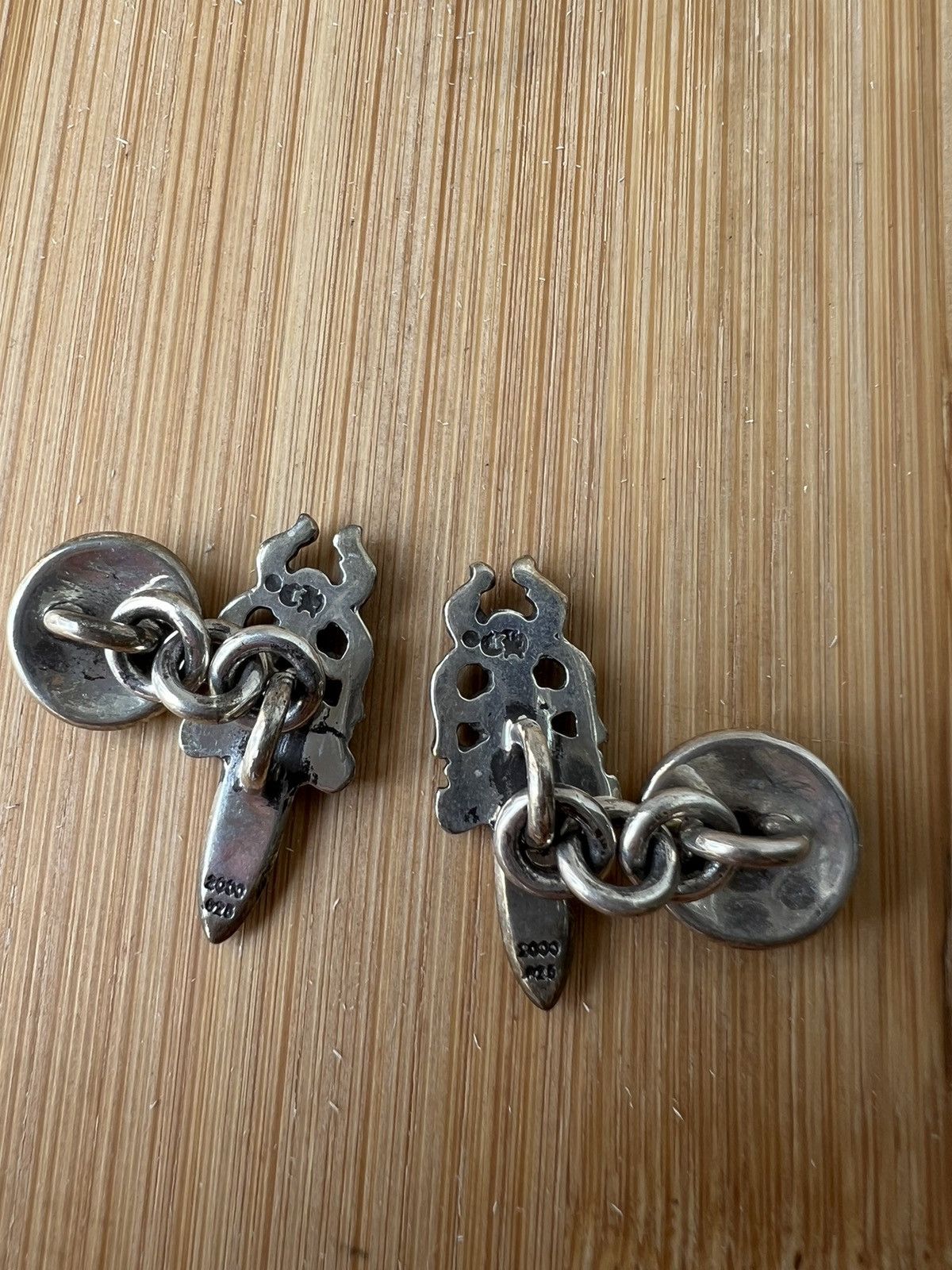 Chrome Hearts Chrome hearts DAGGER silver cuff links Size ONE SIZE - 4 Thumbnail