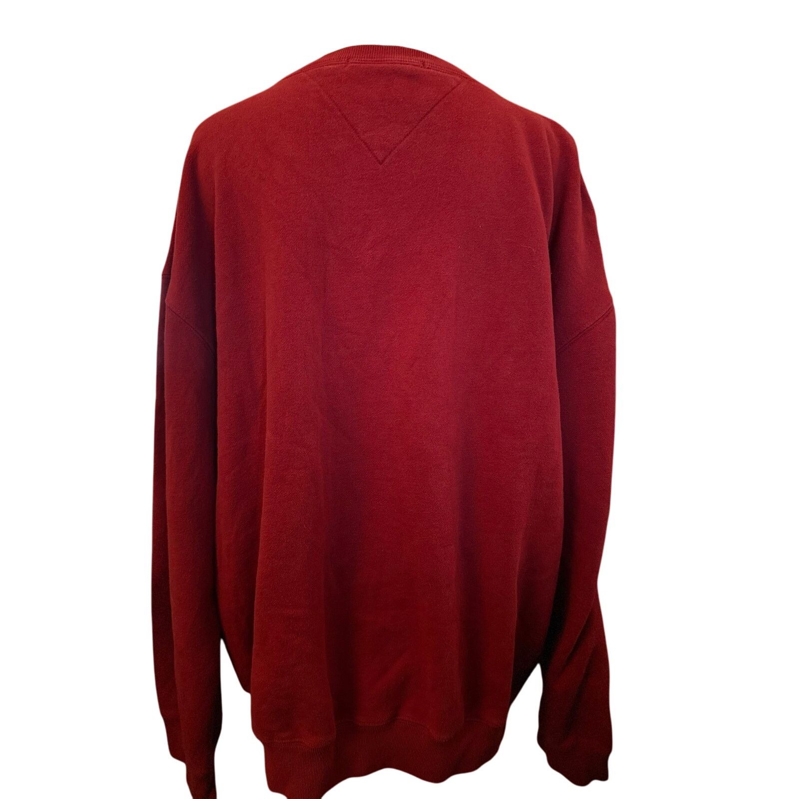 Tommy Hilfiger Tommy Hilfiger Vintage Red Crewneck Sweater, Size XXL Size US XXL / EU 58 / 5 - 3 Thumbnail