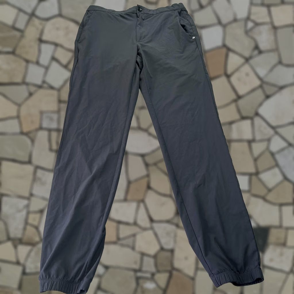 Quince Quince Mens Small Gray Performance Tech Jogger Pants Regular Fit Zip Pocket Pockets Stretch Size US 29 - 1 Thumbnail