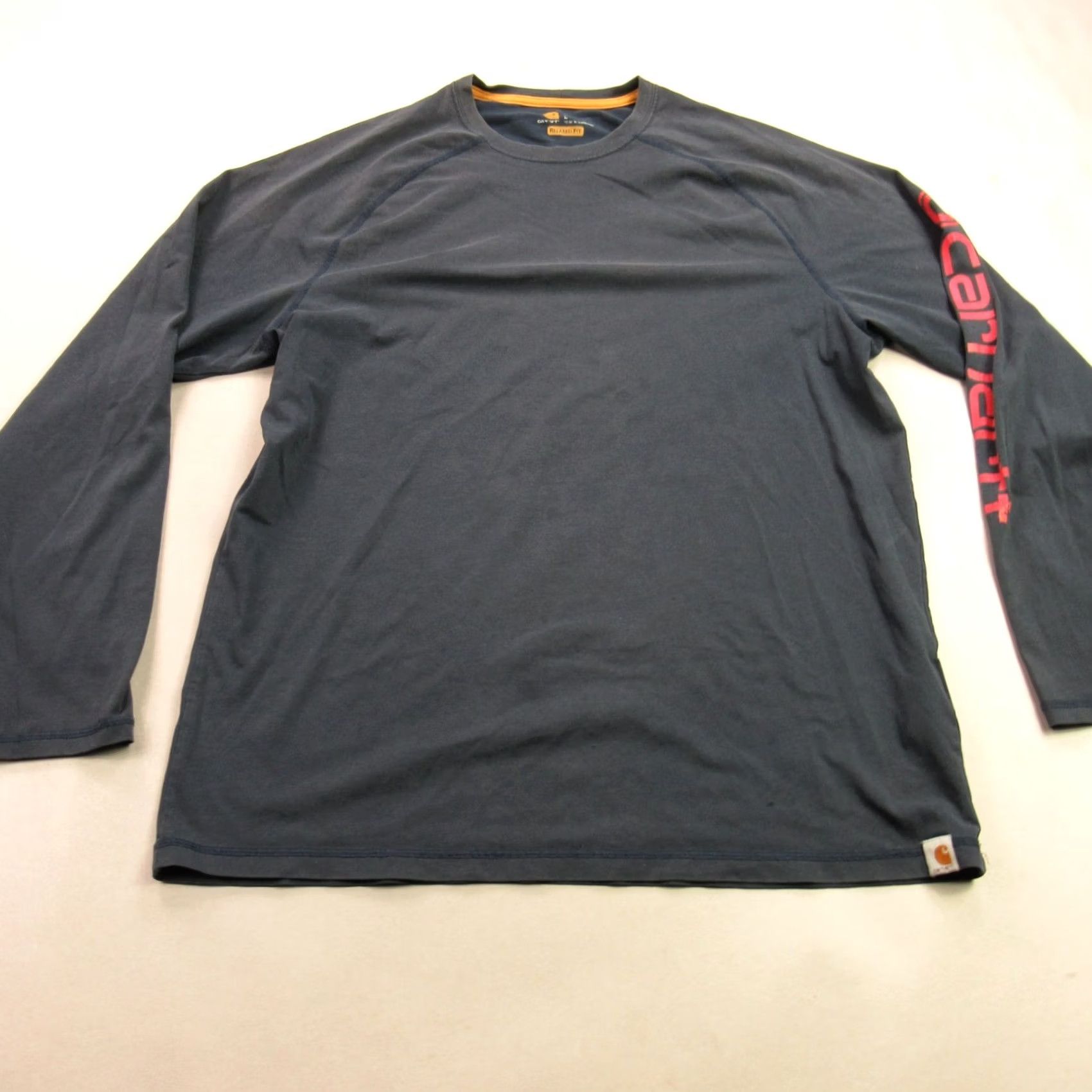 Carhartt Carhartt Shirt Mens Large Long Sleeve Crew Neck Outdoors Relaxed Fit Blue Size US L / EU 52-54 / 3 - 2 Thumbnail