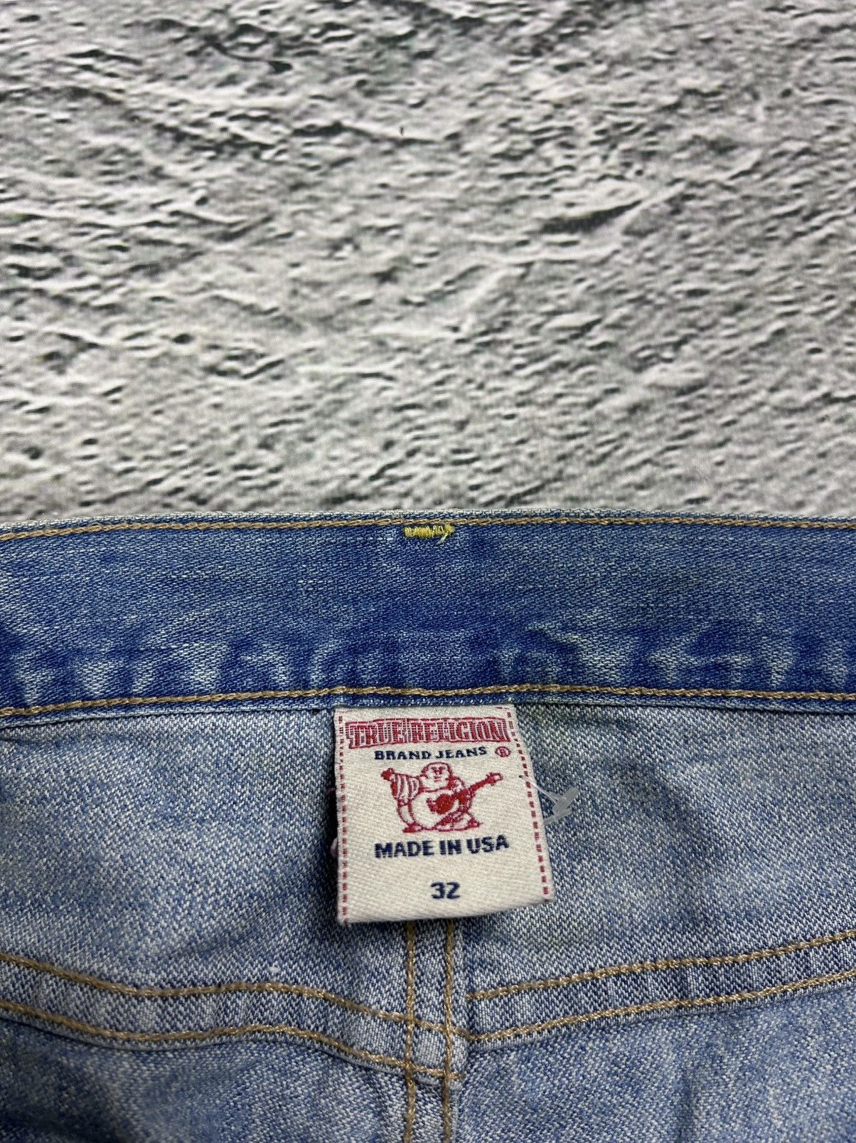 True Religion True Religion Rocco jeans vintage denim pants slim baby blue Size US 32 / EU 48 - 3 Thumbnail