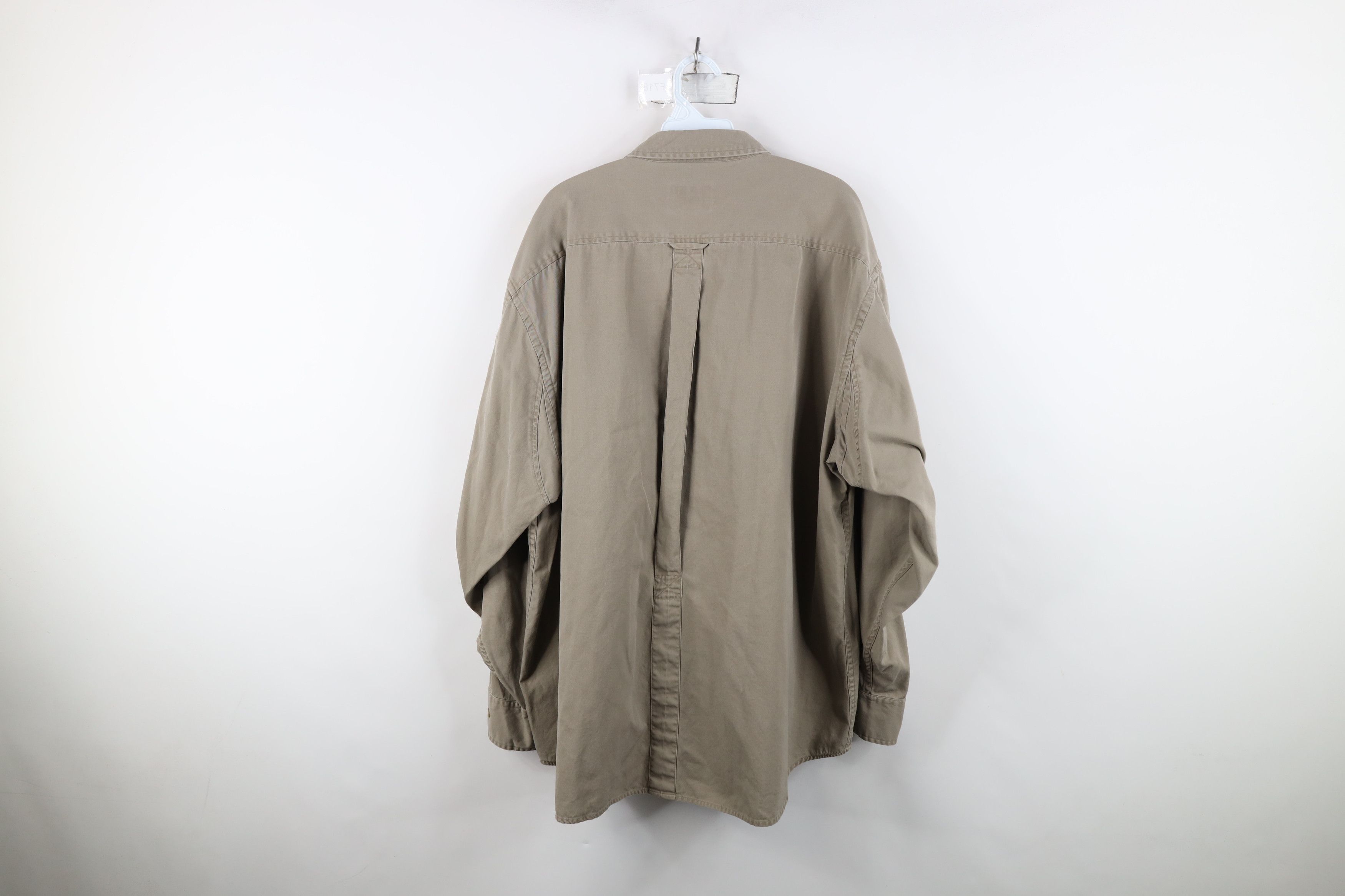 Cabelas Vintage 90s Y2K Cabelas Safari Bush Button Shirt Beige Size US XL / EU 56 / 4 - 11 Thumbnail