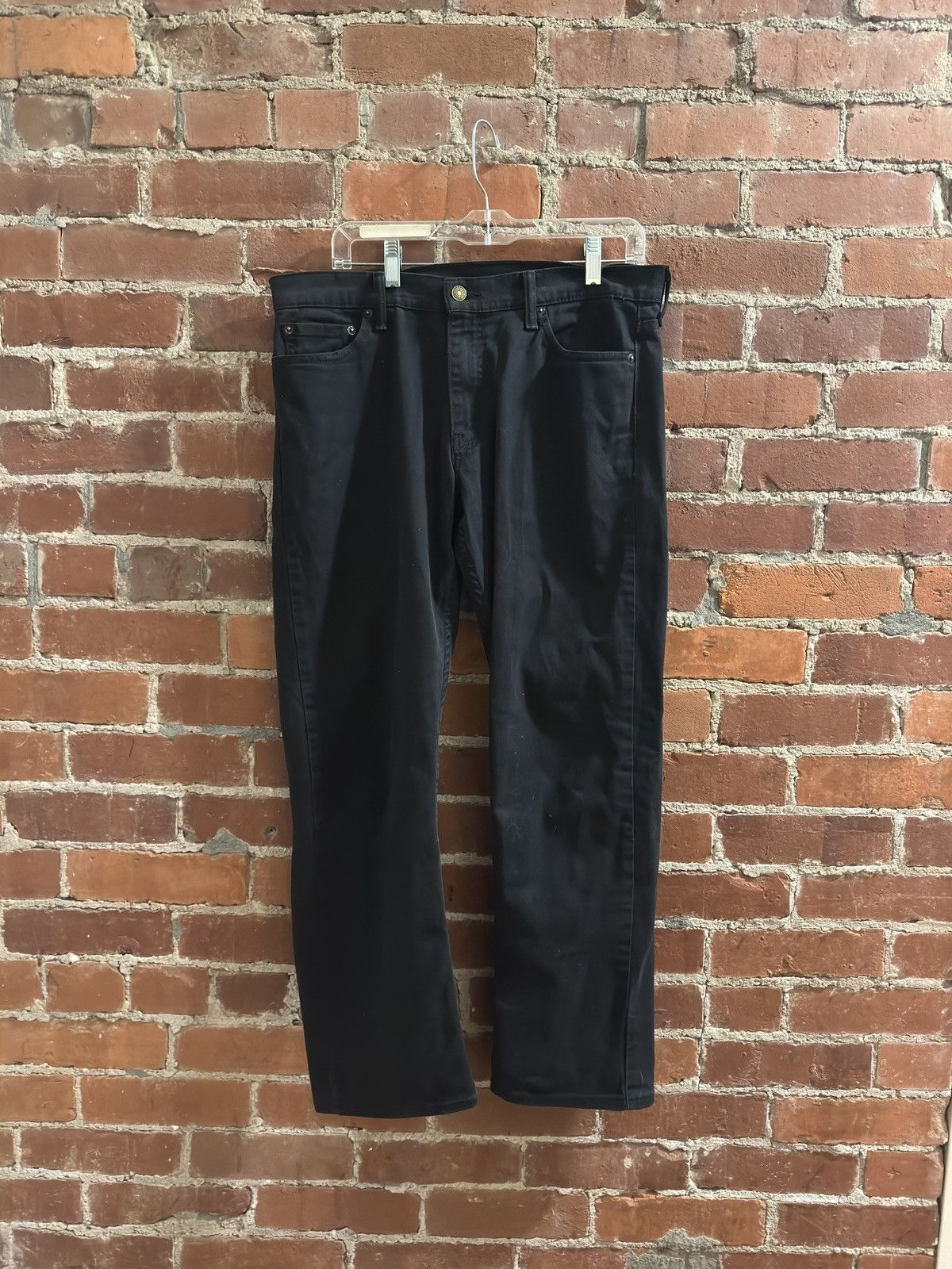 Levi's Black Denim Levi Pants Size US 33 - 3 Thumbnail
