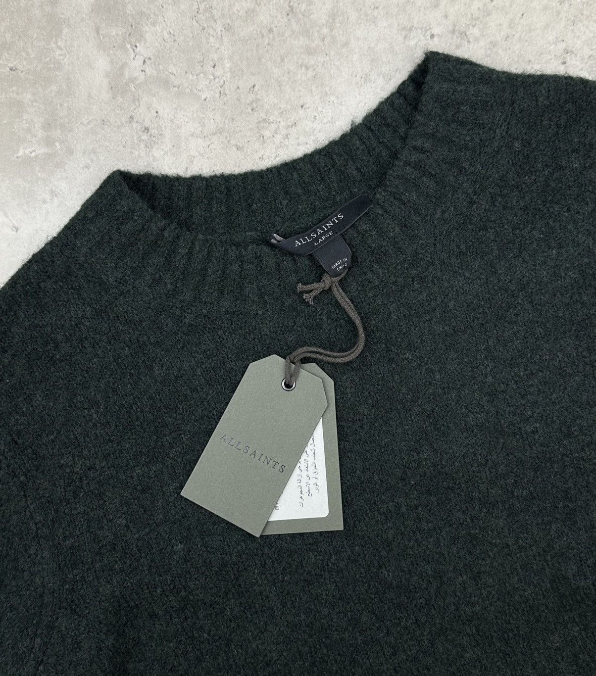 Allsaints AllSaints LEOWA Wool Yak Knit SWEATER Oversized Dress Size L Size US L / EU 52-54 / 3 - 2 Thumbnail