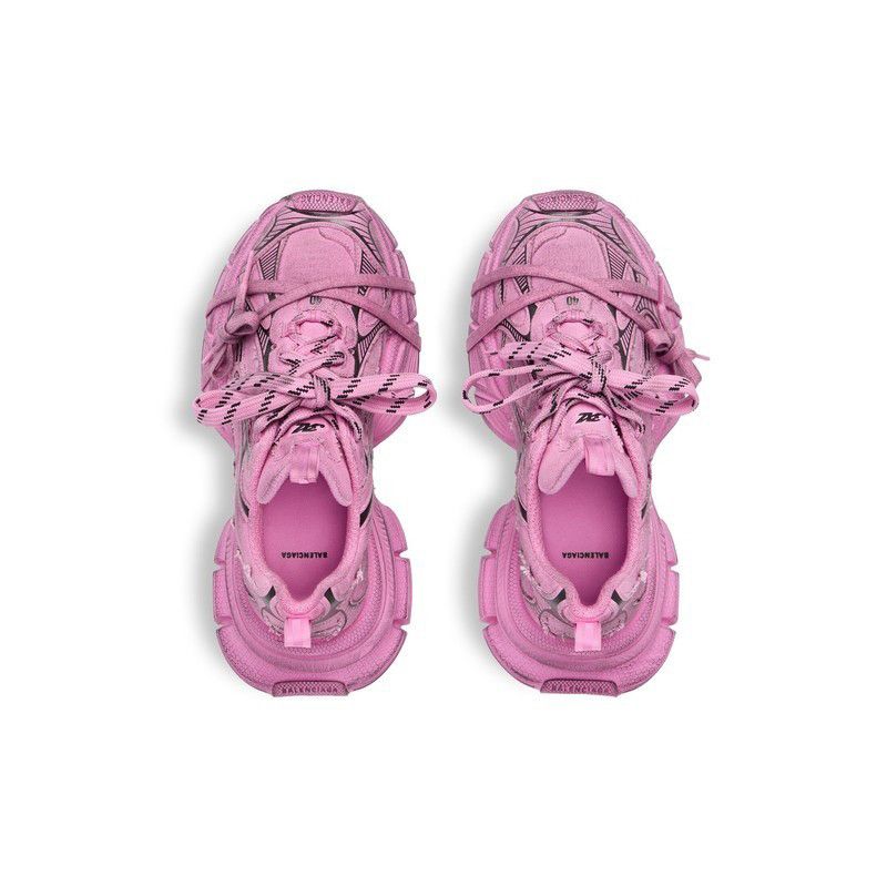 Balenciaga o1mt1gz0425 3XL Sneakers in Pink/Black Size US 6 / IT 36 - 5 Thumbnail
