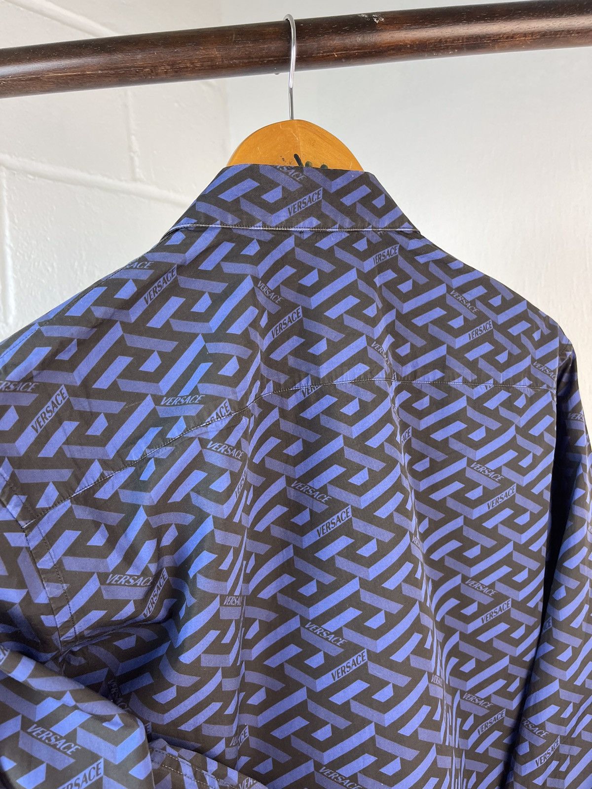 Versace La Greca Button Up