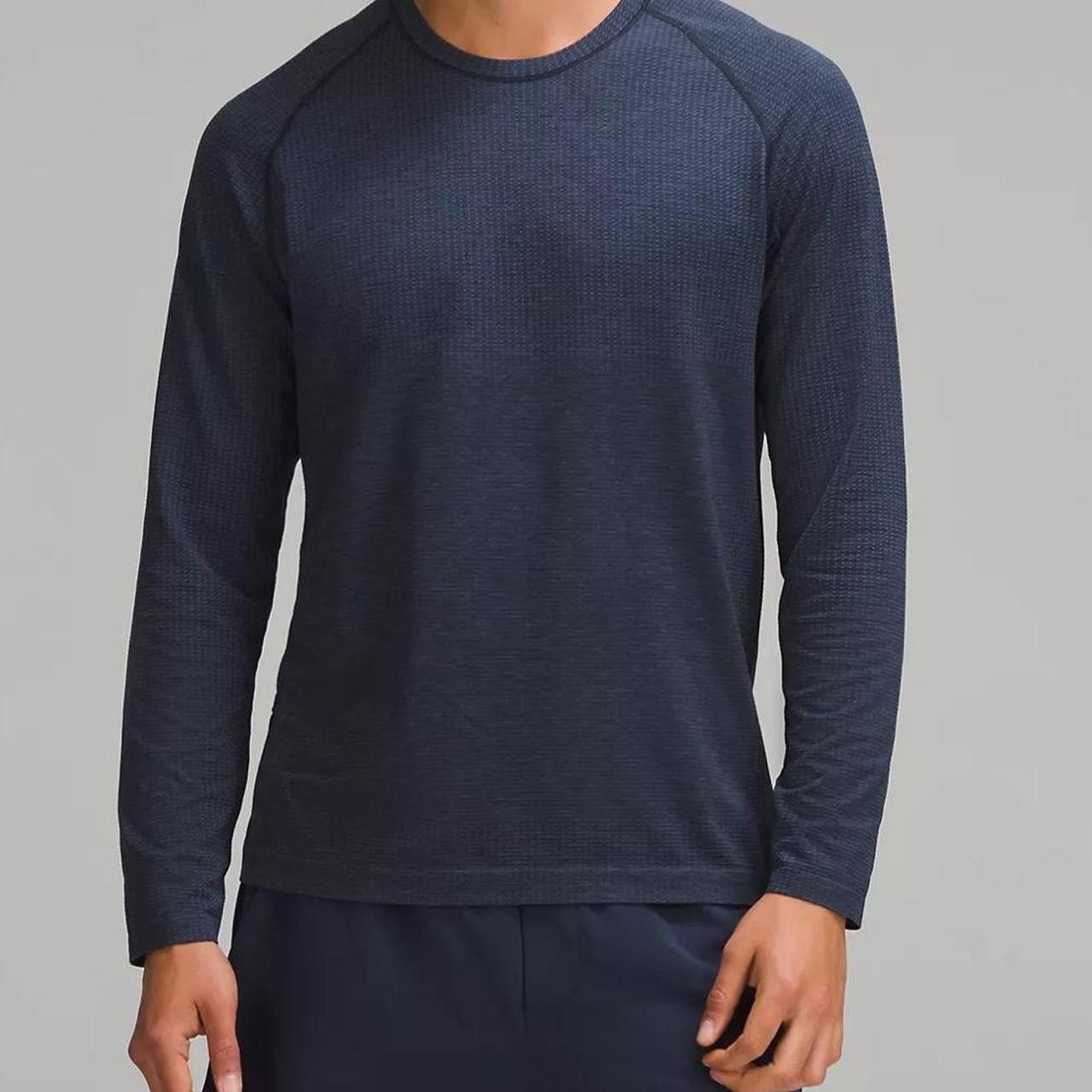 Lululemon Lululemon Men's Navy and Blue Shirt Size US M / EU 48-50 / 2 - 1 Thumbnail
