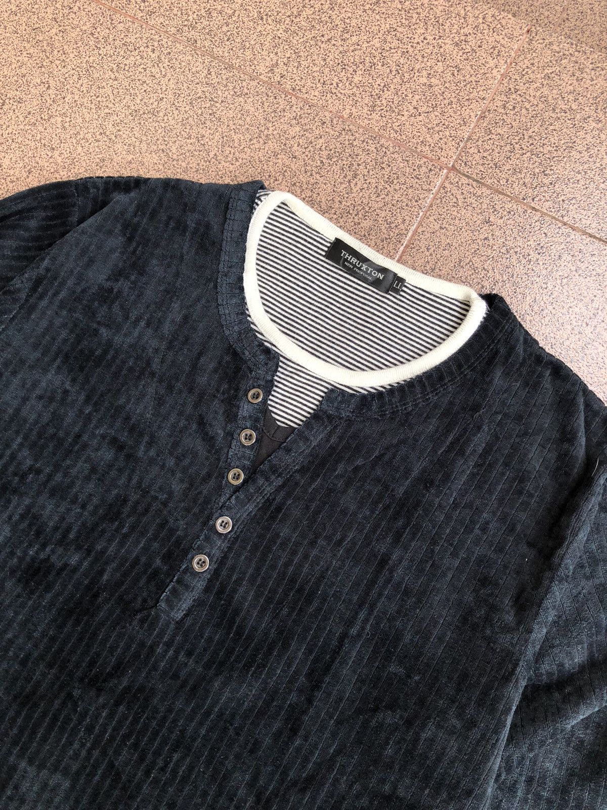 Japanese Brand Thruxton double layer longsleeve Size US L / EU 52-54 / 3 - 3 Thumbnail