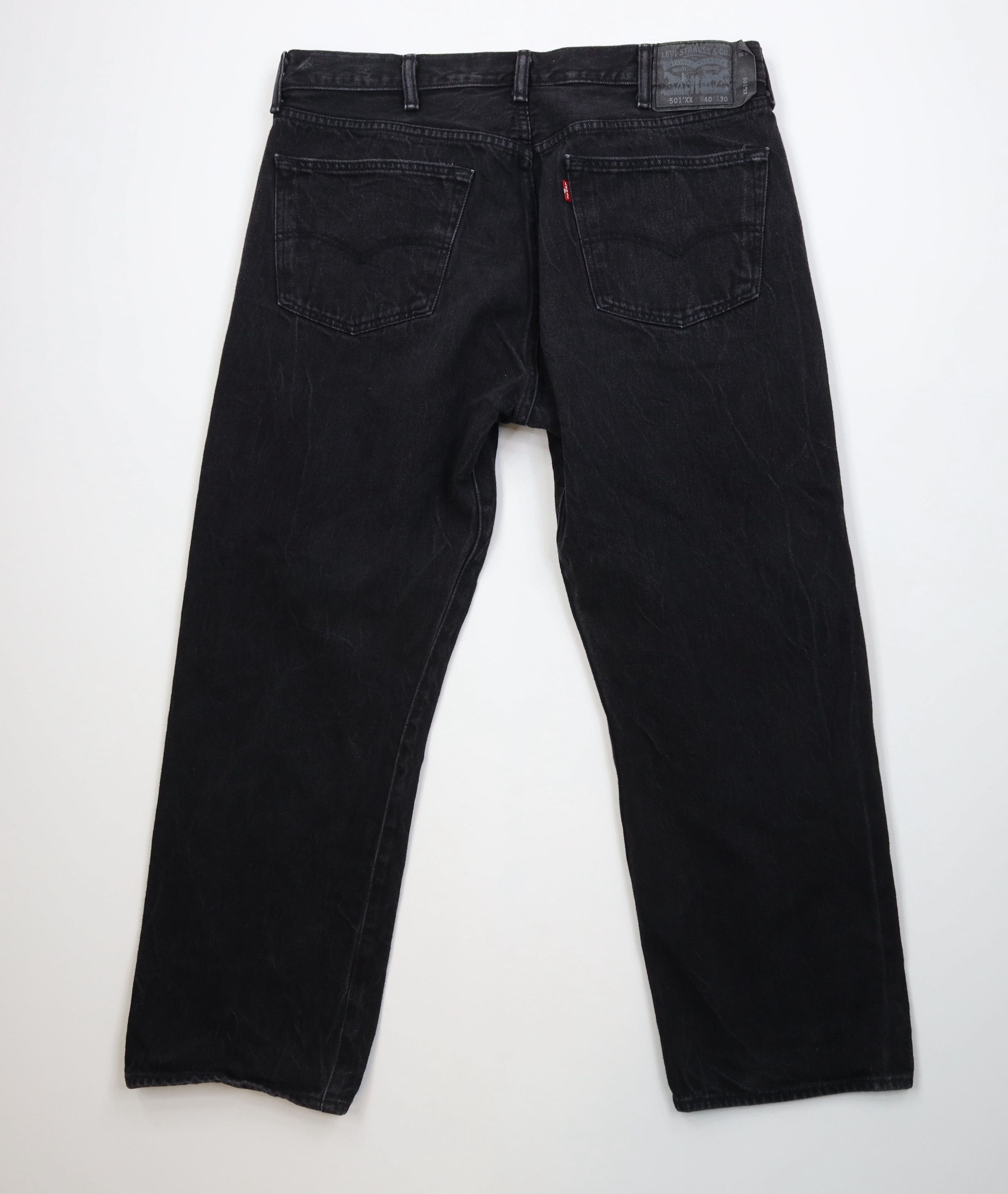 Levi's Vintage Y2K Levis 501xx Button Fly Original Fit Jeans Black Size US 40 / EU 56 - 10 Thumbnail