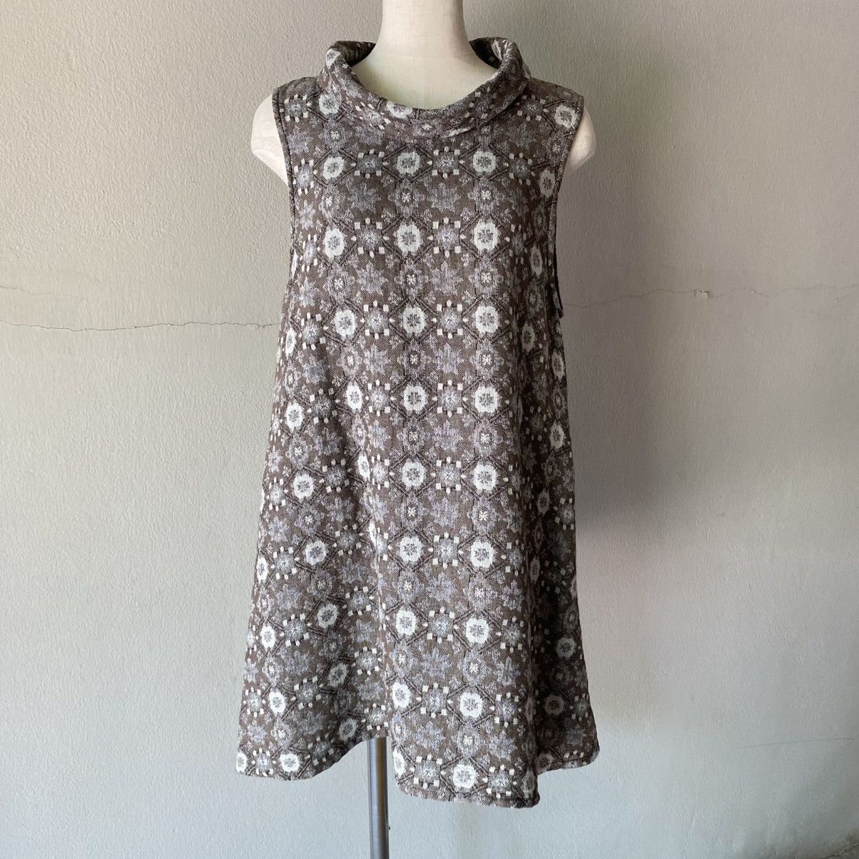 Designer × Japanese Brand Apsara Gray Sleeveless Knit Dress Size S / US 4 / IT 40 - 15 Thumbnail