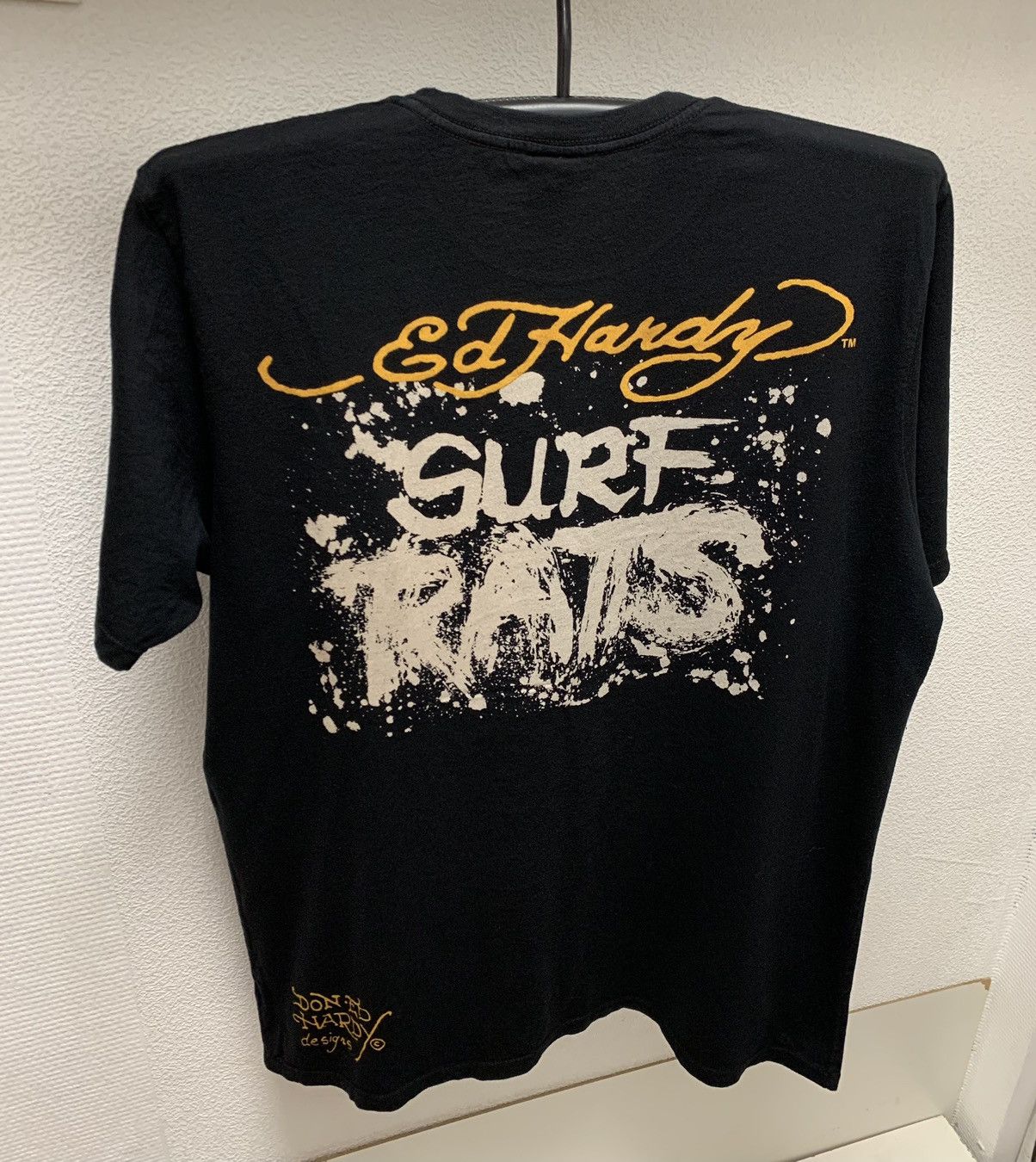 Ed Hardy Edhardy Christian Audigier big logo black t-shirt 2xl xxl su Size US XXL / EU 58 / 5 - 2 Thumbnail