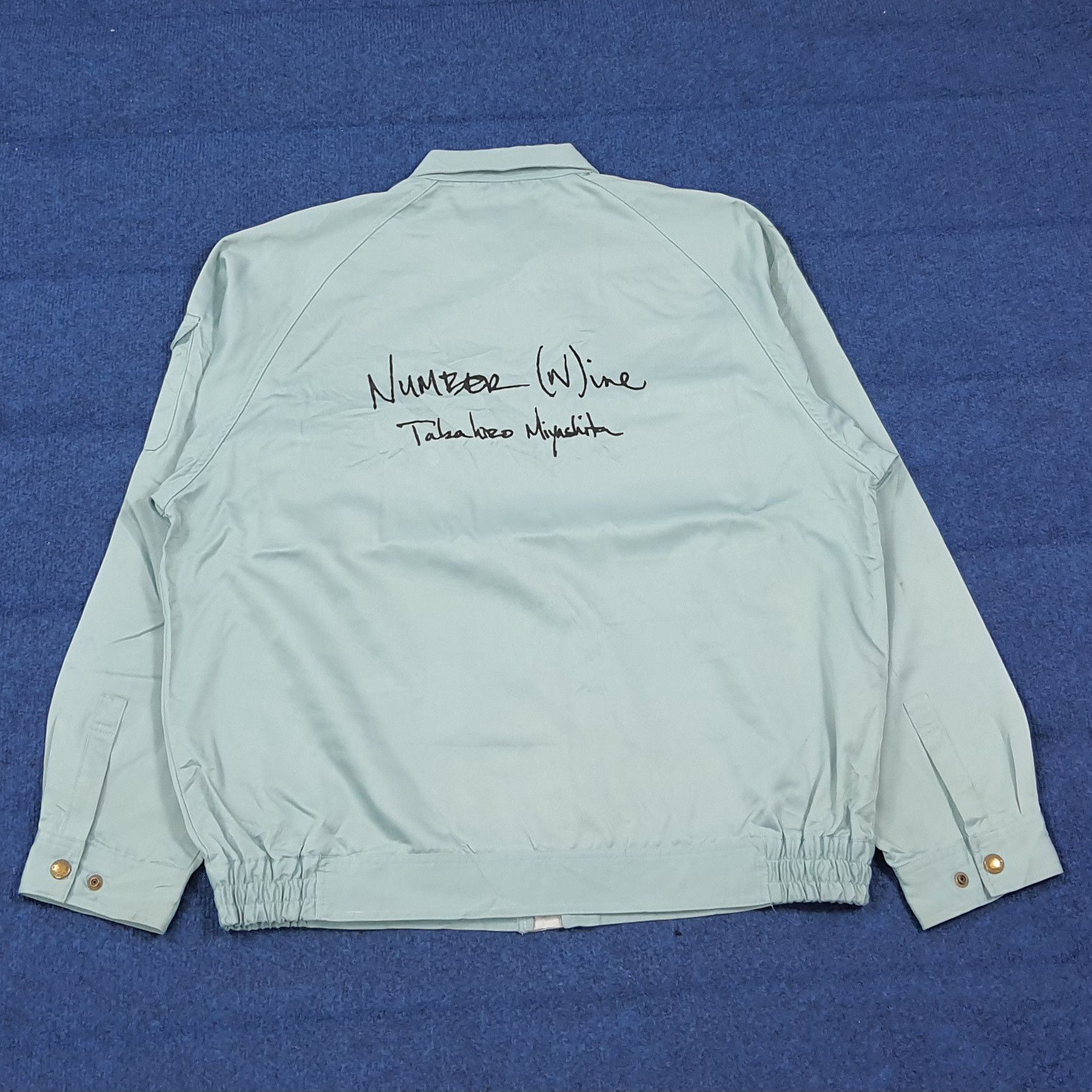 Japanese Brand Vintage Kansai x Number Nine Custom Logo Work Jacket C288N9 Size US XL / EU 56 / 4 - 1 Thumbnail