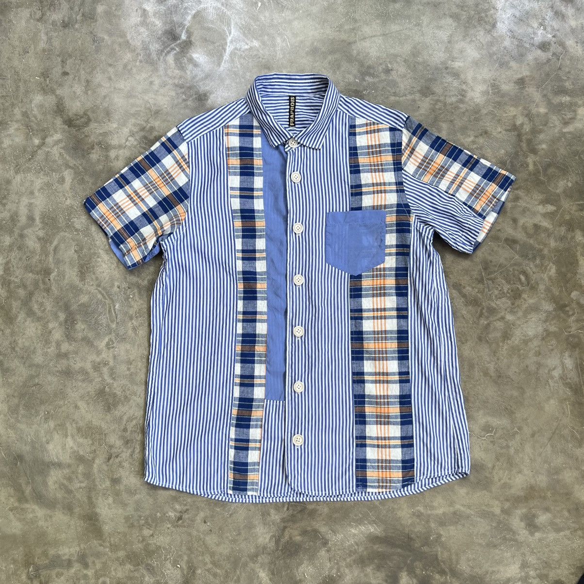 Issey Miyake Frabois Patchwork Button up Shirt Size US M / EU 48-50 / 2 - 1 Thumbnail