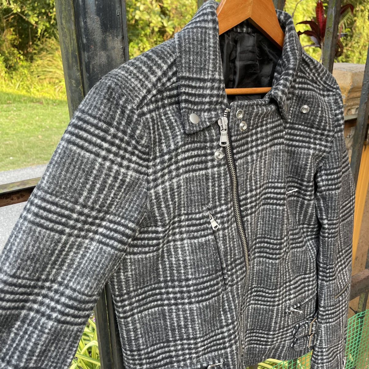 Japanese Brand 🔥🇯🇵Vintage No.ID Double Collar Punk Styles Heavy Wool Jacket Size US S / EU 44-46 / 1 - 7 Thumbnail